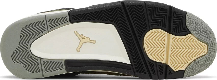 Air Jordan 4 Retro SE Craft Medium Olive Men&#39;s Sneakers - Underneath