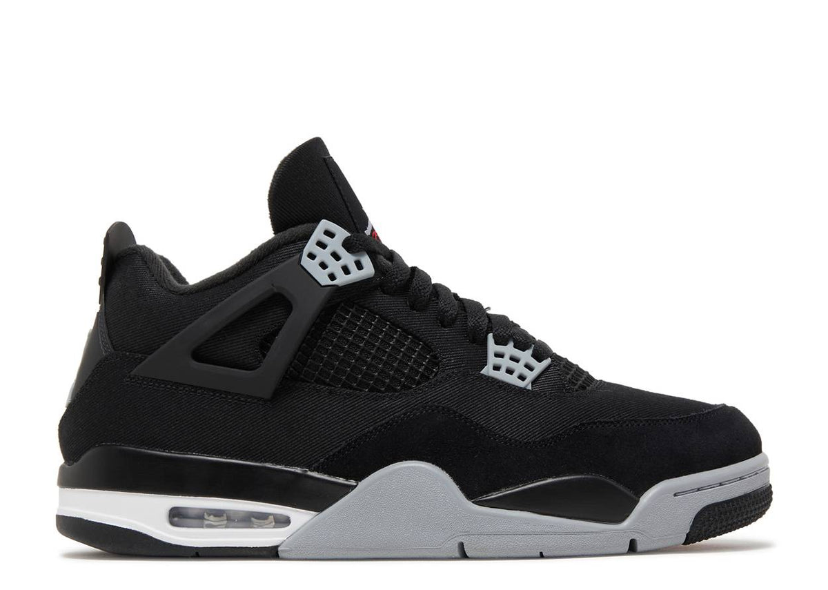 Air Jordan 4 Retro SE Black Canvas Men&#39;s Sneakers