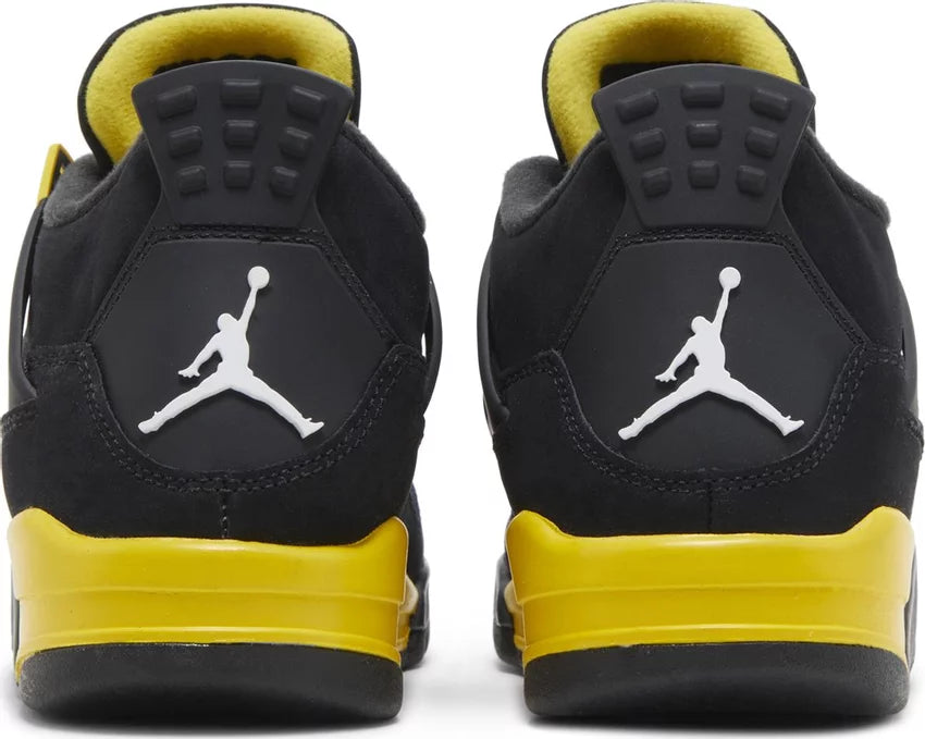 Air Jordan 4 Retro Thunder grade school sneakers - Back