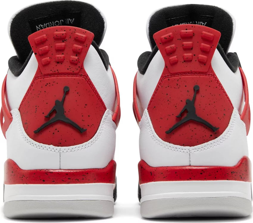 Air Jordan 4 Retro Red Cement Men&#39;s Sneakers - Back