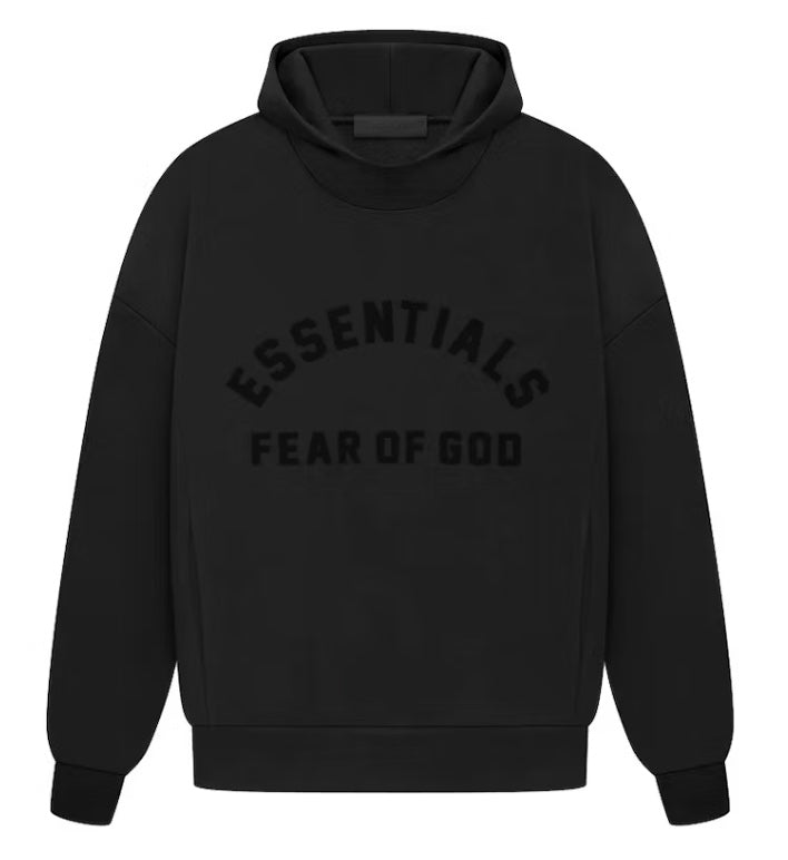 Essentials Fear Of God Hoodie &#39;Jet Black&#39;