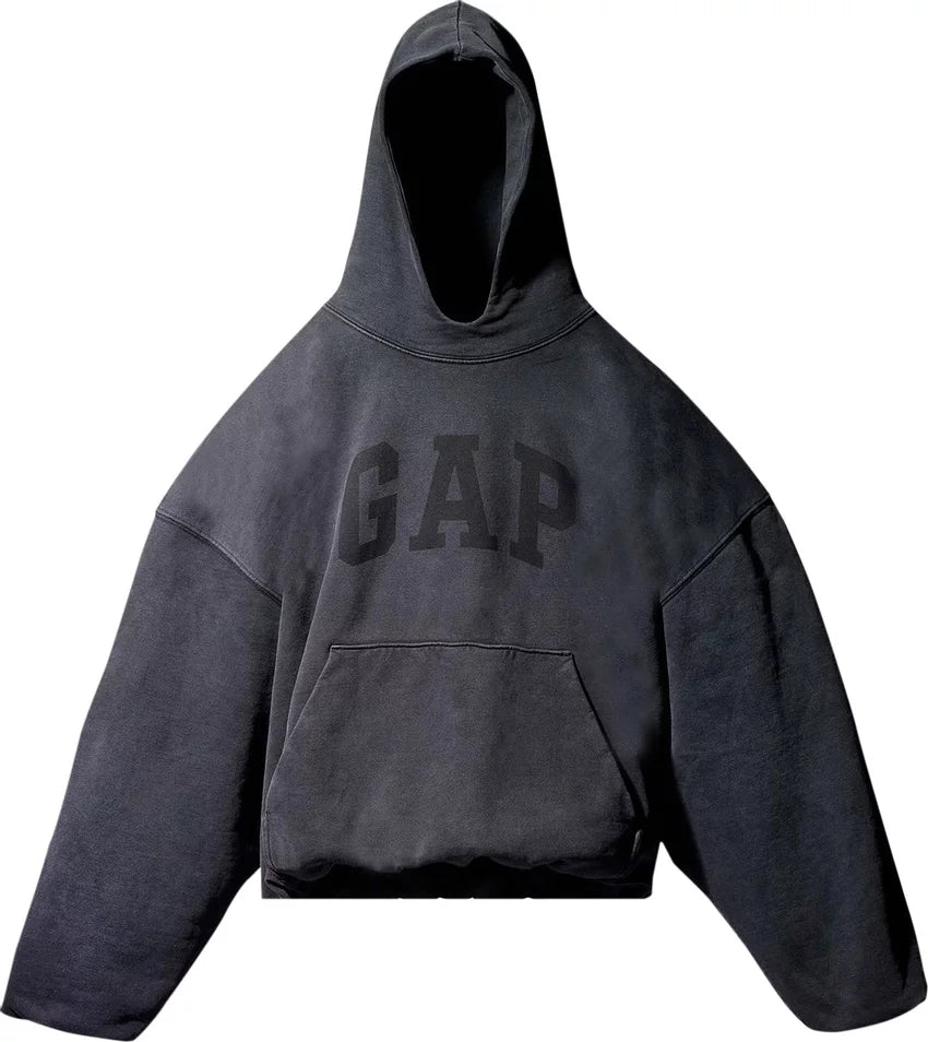 Yeezy Gap Engineered by Balenciaga Dove Hoodie &#39;Washed Black&#39;