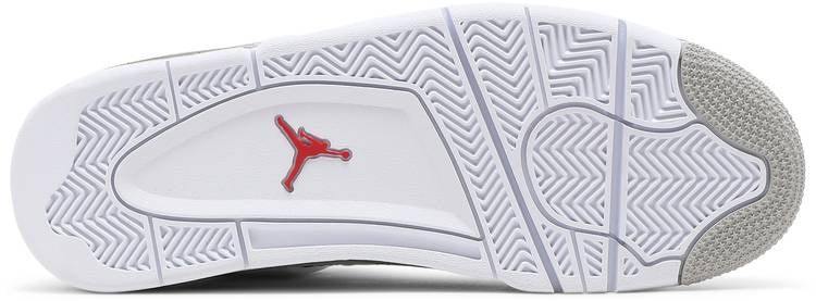 Air Jordan 4 Retro White Oreo Men&#39;s Sneakers - Underneath