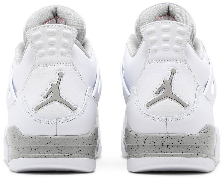 Air Jordan 4 Retro White Oreo Men&#39;s Sneakers - Back