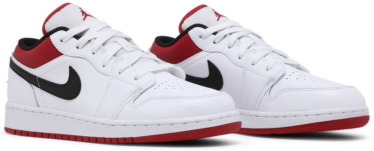 Nike Air Jordan 1 Low GS &#39;White Gym Red&#39;
