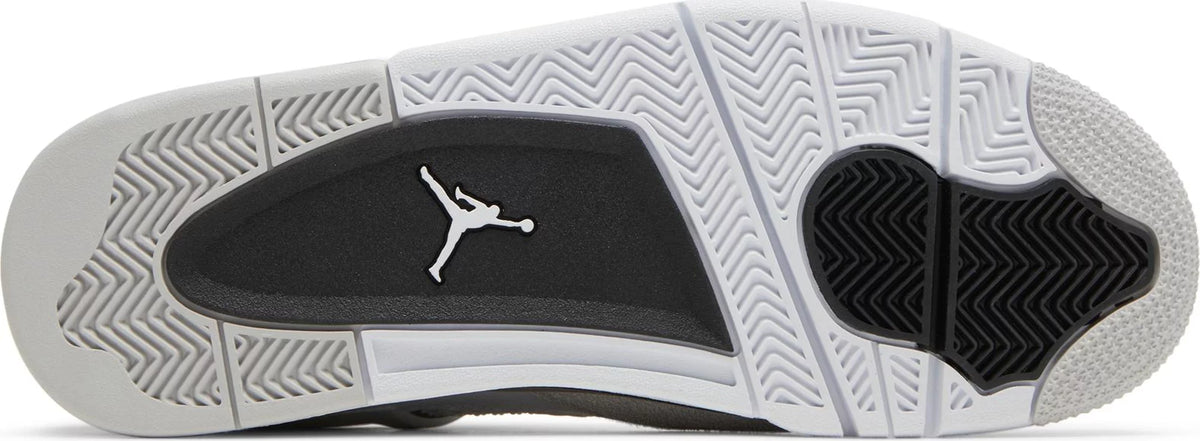 Air Jordan 4 Retro Military Black Men&#39;s Sneakers - Underneath