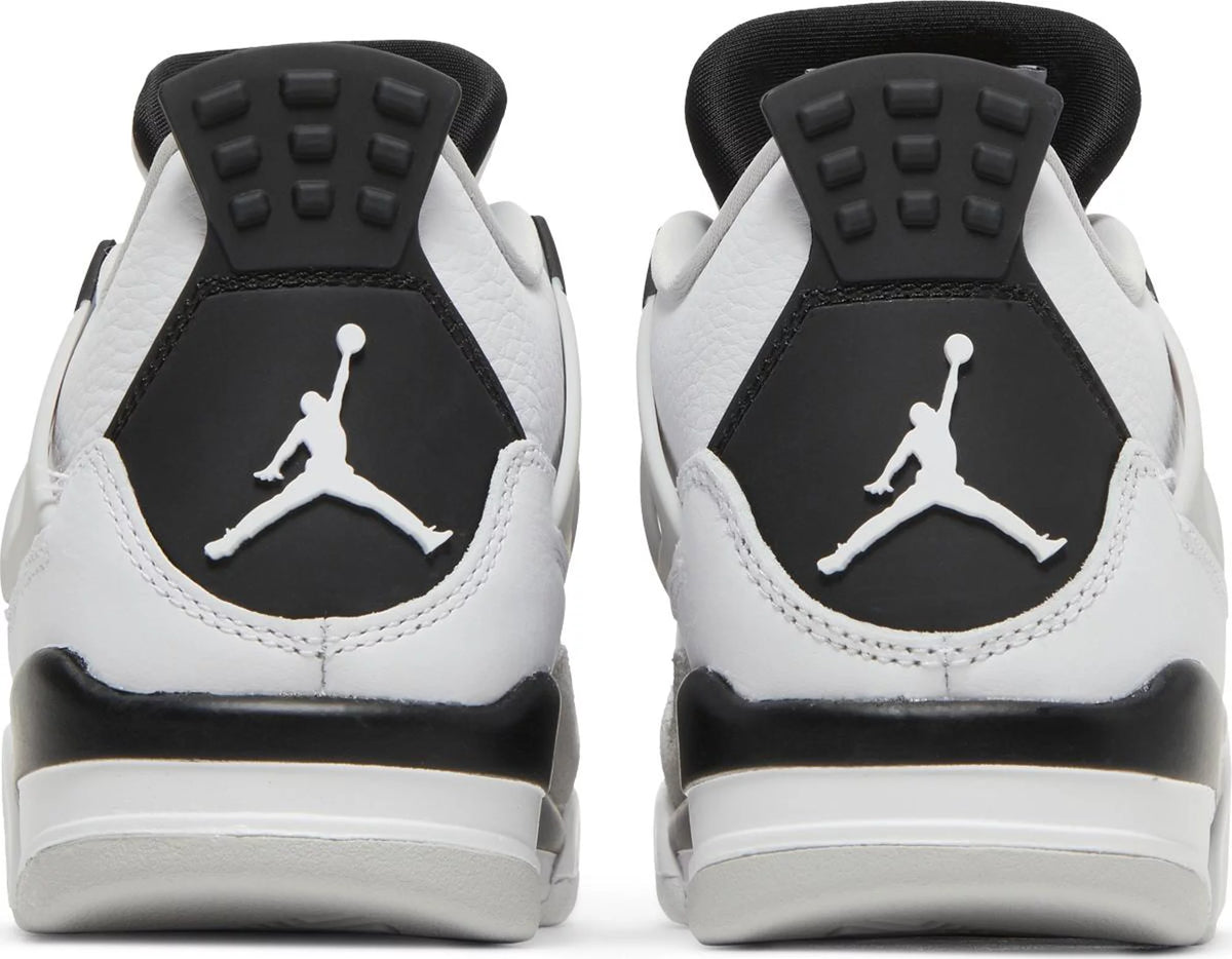 Air Jordan 4 Retro GS Military Black grade school sneakers - Back