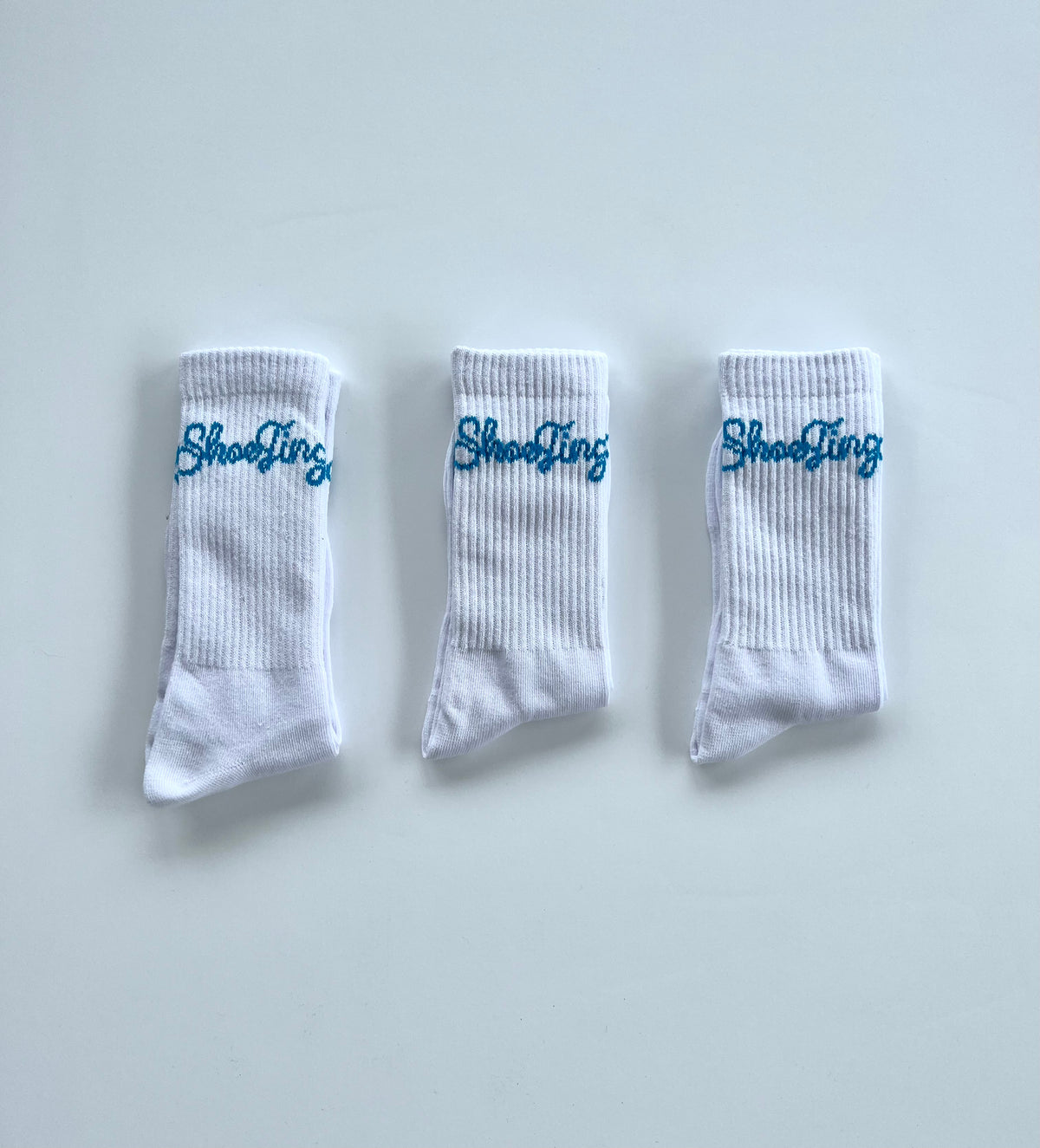 3 Pack of Shoe Tingz White Socks
